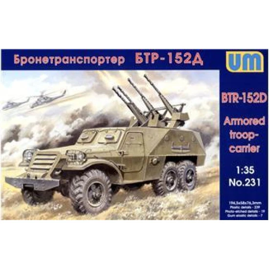 BTR-152D Soviet armored troop-carrier 1/35 UM 231