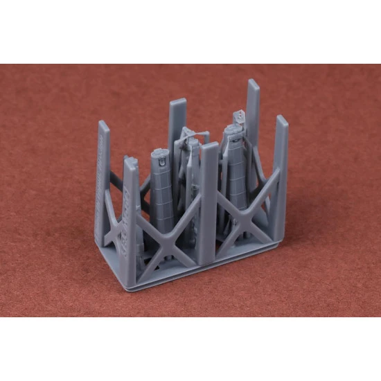 Sbs 3d030 1/35 German Mg34/42 Spare Barrel Cases For Sd. Kfz. 251