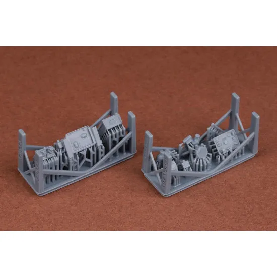 Sbs 3d033 1/35 Radio Equipment For Sd.kfz. 251/1 Fusprech.f 1944