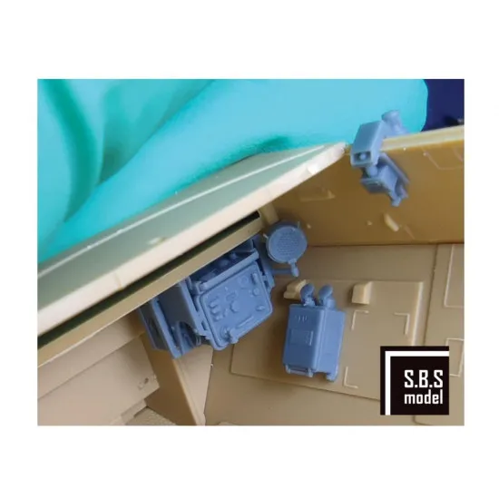 Sbs 3d034 1/35 Radio Equipment For Sd.kfz. 251/1 Fusprech.f 1943 Resin Model Kit