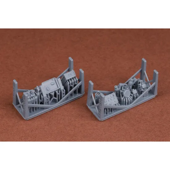 Sbs 3d034 1/35 Radio Equipment For Sd.kfz. 251/1 Fusprech.f 1943 Resin Model Kit