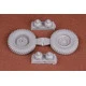 Sbs 35047 1/35 Sd.kfz 251 Front Wheel Set Angled Pattern Sagged Resin Kit