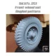 Sbs 35047 1/35 Sd.kfz 251 Front Wheel Set Angled Pattern Sagged Resin Kit