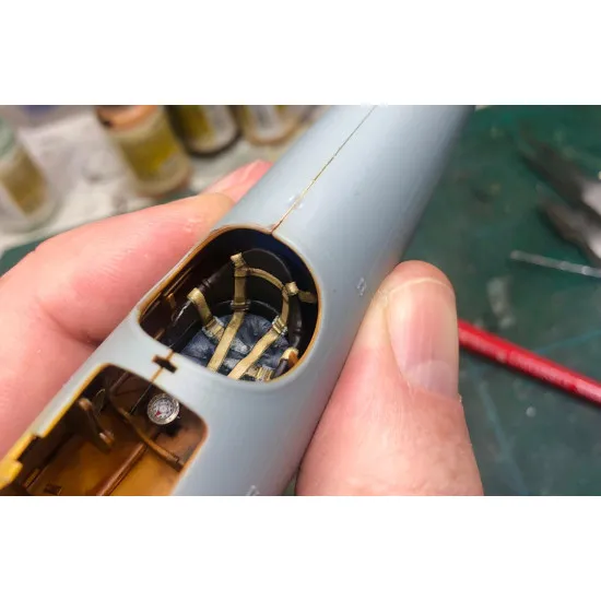 Kits World Kw3d132005 1/32 3d Decal Wwi Fighter Albatross Dii Diii Dva Seat Belt Set