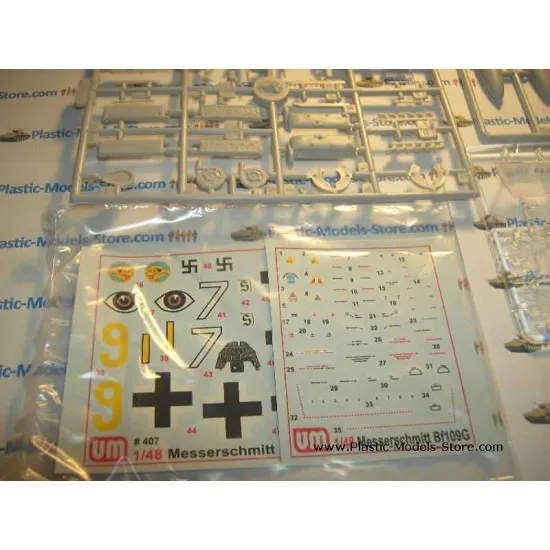Messerschmitt Bf 109G-6/R3 Luftwaffe 1/48 UM 407