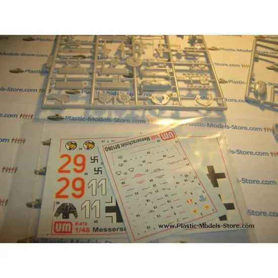 Messerschmitt Bf 109G-6/R3/R6 German Aircraft 1/48 UM 410