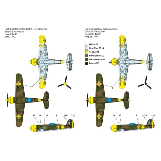 Metallic Details Mdr14426 1/144 Iar 80 Aircraft Model Kit
