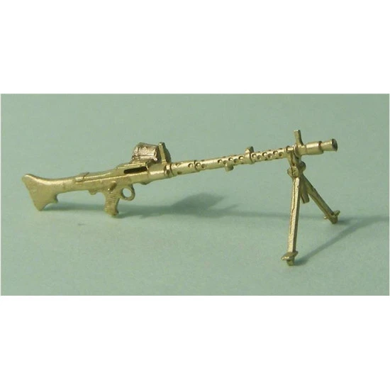 MG-34 machine gun with bipod Brass 1/72 Mini World 7218 MG-34 machine gun with bipod Brass 1/72 Mini World 7218