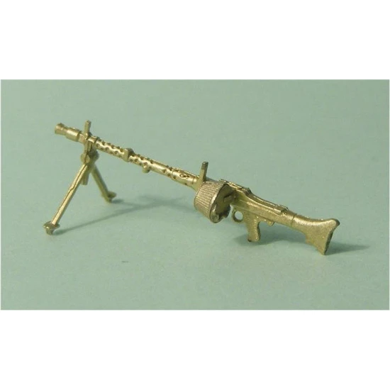 MG-34 machine gun with bipod Brass 1/72 Mini World 7218 MG-34 machine gun with bipod Brass 1/72 Mini World 7218