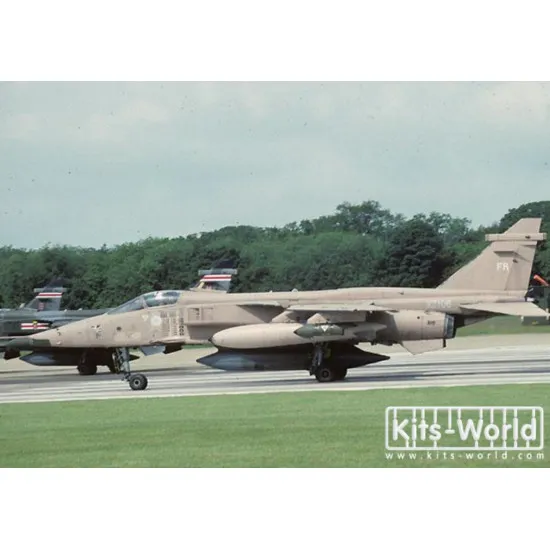 Kits World Kw132022 1/32 Decal For Jaguar In The Gulf Operation Granby