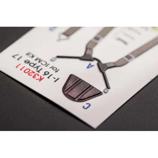 Kelik K32011 1/32 I 16 Type 17 Interior 3d Decal For Icm Kit 3d Accessories