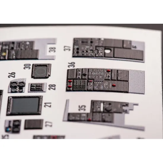 Kelik K48066 1/48 F 14b Tomcat Interior 3d Decals For Gwh Kit
