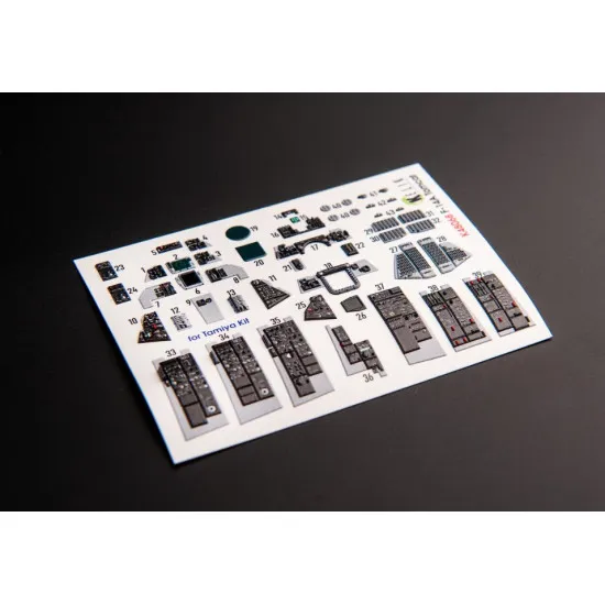 Kelik K48068 1/48 F 14a Tomcat Late Interior 3d Decals For Tamiya Kit