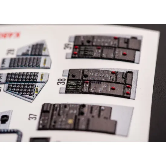 Kelik K48068 1/48 F 14a Tomcat Late Interior 3d Decals For Tamiya Kit