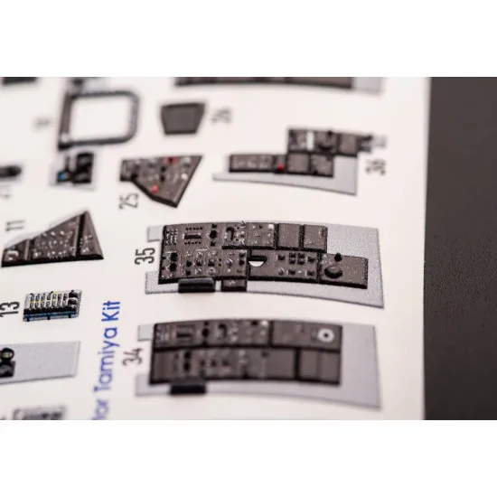 Kelik K48068 1/48 F 14a Tomcat Late Interior 3d Decals For Tamiya Kit