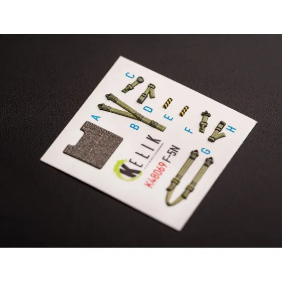 Kelik K48069 1/48 F 5n Interior 3d Decals For Afv Club Kit