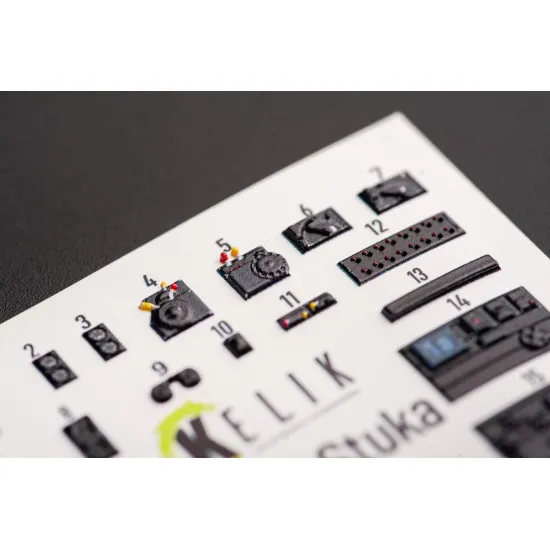 Kelik K72045 1/72 Junkers Ju 87d 3 Stuka Interior 3d Decal For Special Hobby Kit
