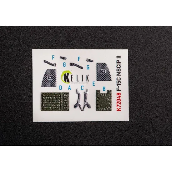 Kelik K72048 1/72 F 15c Msip Ii Eagle Interior 3d Decals For Gwh