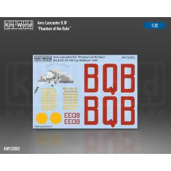 Kits World Kw132052 1/32 Decal For Avro Lancaster B.iii Phantom Of The Ruhr