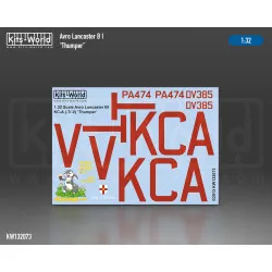 Kits World Kw132073 1/32 Decal For Avro Lancaster B Mk.i