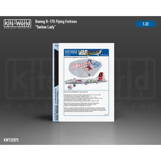 Kits World Kw132075 1/32 Decal For Boeing B-17g Flying Fortress