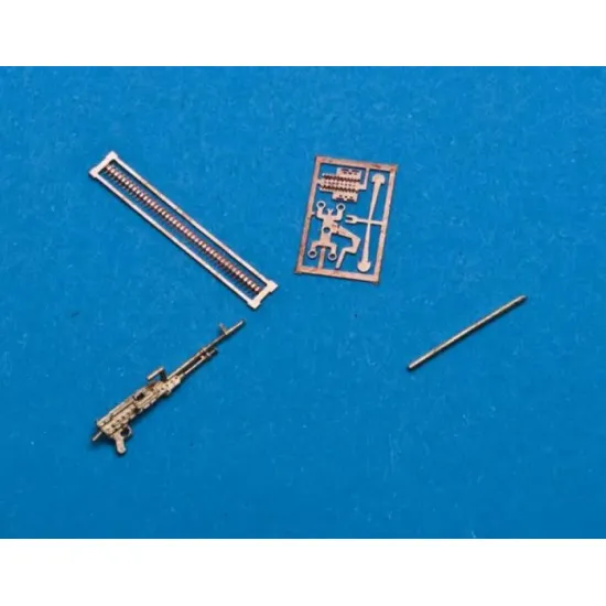 Us Stock M240 D,c 7.62mm Machine Gun Mg Brass 1/72 Mini World 7232a