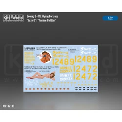 Kits World Kw132130 1/32 Decal For Boeing B-17e Flying Fortress 41-2489 Suzy Q