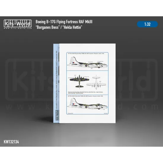 Kits World Kw132134 1/32 Boeing Flying Fortress Mk.iii Raf Coastal Command