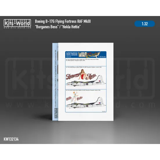 Kits World Kw132134 1/32 Boeing Flying Fortress Mk.iii Raf Coastal Command