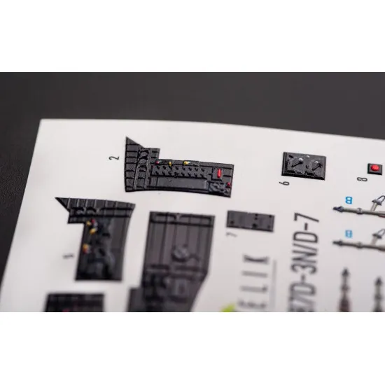 Kelik K72052 1/72 Junkers Ju87d3n D7 Interior 3d Decals For Fujimi Hobby 2000 Kit