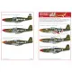 Kits World Kw148028 1/48 Decal For American Nose Art P51b/C/D Mustang