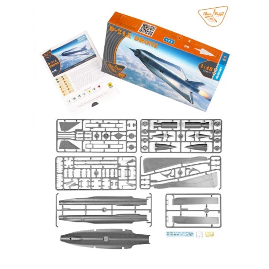 Clear Prop 4819 1/48 D 21a Drone Plastic Model Aircraft