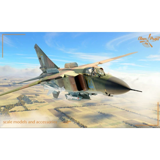 Clear Prop 72042 1/72 Mig 23mld The Last Ukrainian Flogger K Model Kit