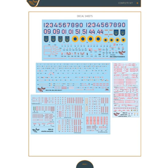 Clear Prop 72042 1/72 Mig 23mld The Last Ukrainian Flogger K Model Kit