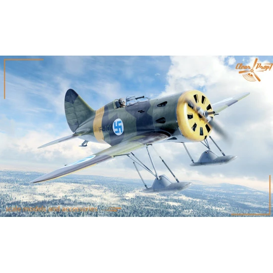 Clear Prop 72048 1/72 I 16 Type 5 In Finnish Service Plastic Model Kit