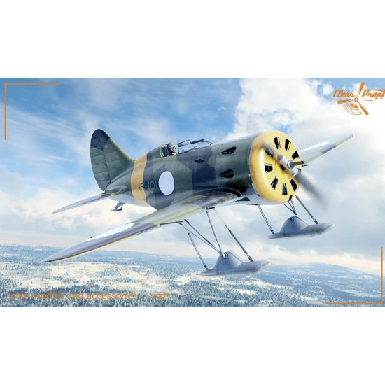 Clear Prop 72048 1/72 I 16 Type 5 In Finnish Service Plastic Model Kit