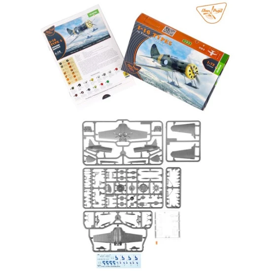 Clear Prop 72048 1/72 I 16 Type 5 In Finnish Service Plastic Model Kit
