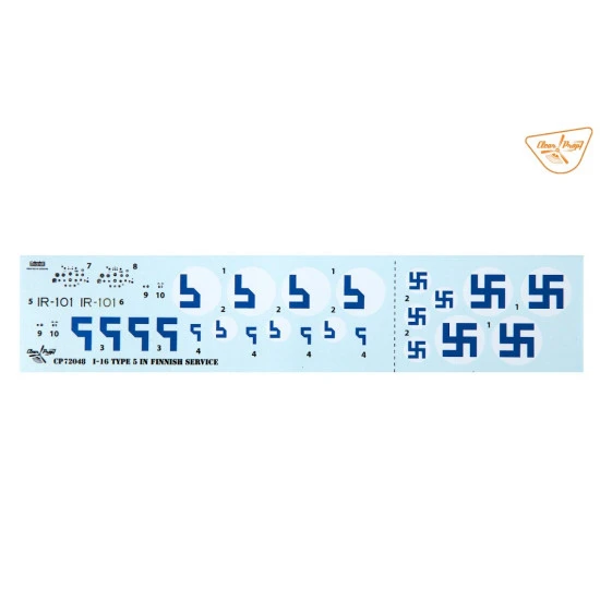 Clear Prop 72048 1/72 I 16 Type 5 In Finnish Service Plastic Model Kit