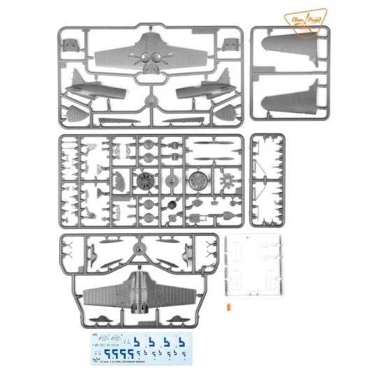 Clear Prop 72048 1/72 I 16 Type 5 In Finnish Service Plastic Model Kit