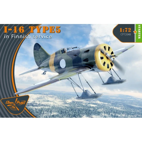Clear Prop 72048 1/72 I 16 Type 5 In Finnish Service Plastic Model Kit