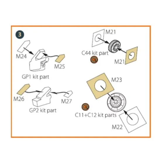 Clear Prop 72095 1/72 Mirage 2000n Double Sided Painting Mask On Yellow Kabuki Paper For Dream Model Kits