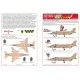 Kits World Kw148051 1/48 Decal For Jaguars In The Gulf Operation Granby Raf 1974