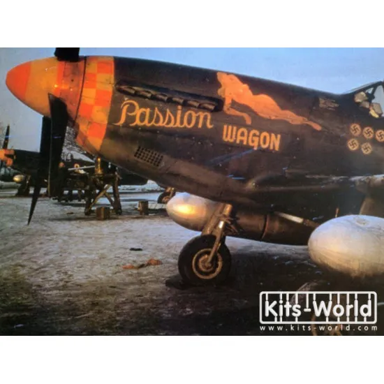 Kits World Kw148055 1/48 Decal Captain Charles Weaver Passion Wagon 357 Fg Early