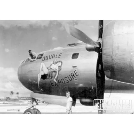 Kits World Kw148075 1/48 Decal For B-29 Super Fortress 42-24895 Lucky Leven