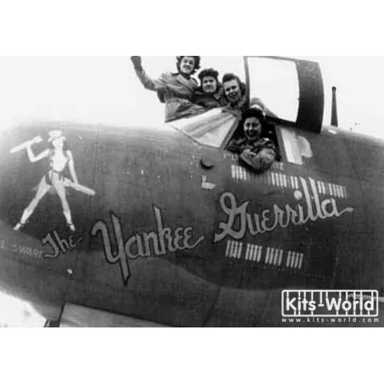 Kits World Kw148085 1/48 Decal For B-26c Marauders 41-34946 The Yankee Guerrilla