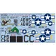 Kits World Kw148089 1/48 Decal For P-38 Lightnings P-38j-15-lo Little Buckaroo
