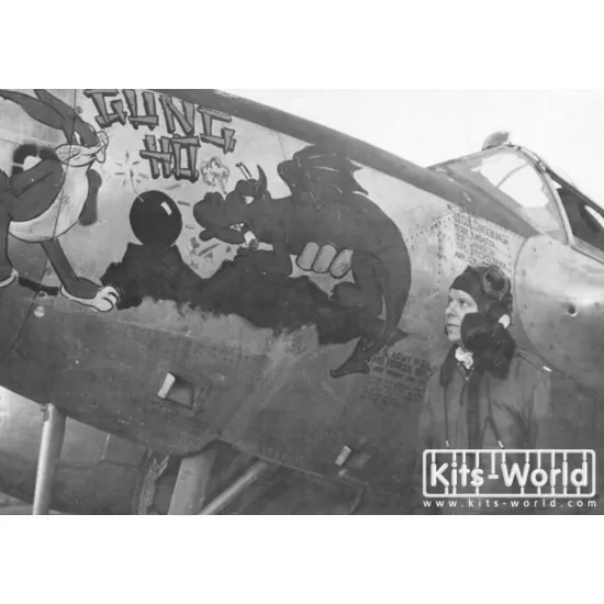 Kits World Kw148089 1/48 Decal For P-38 Lightnings P-38j-15-lo Little Buckaroo