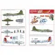Kits World Kw148094 1/48 Decal For Boeing B-17f/G Flying Fortress
