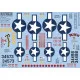 Kits World Kw148096 1/48 Decal For B-2h Mitchell B-25h-5 43-4573 Power House