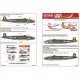 Kits World Kw148112 1/48 Decal For B-25j Mitchell Accessories For Aircraft